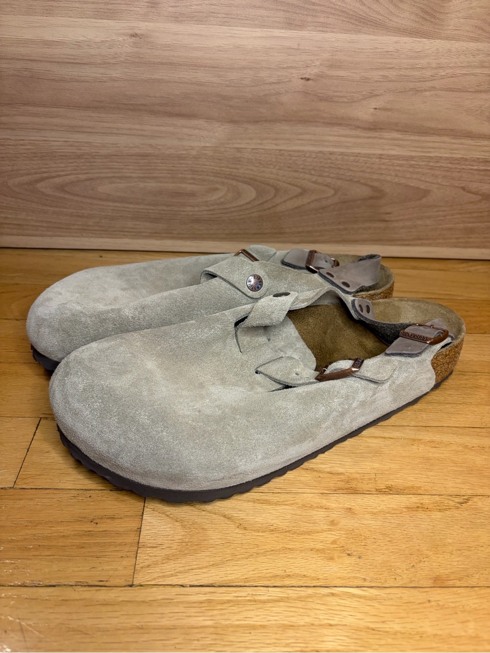 Birkenstock Tokio Suede Clogs - Size 45